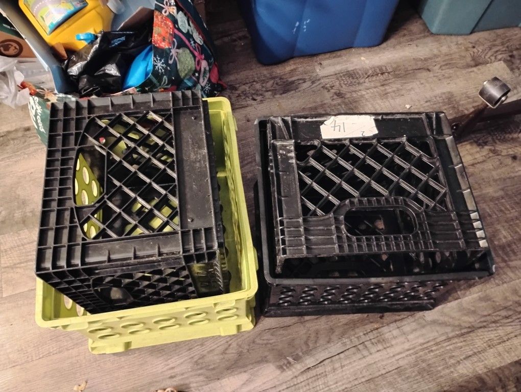 4 Crates $2each