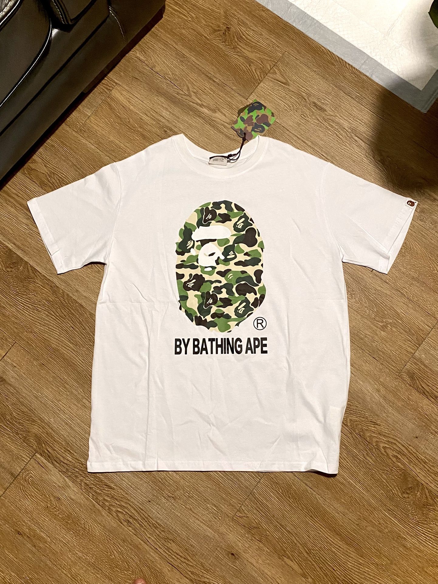 Original Bape ABC Camo By Bathing Ape Tee ( white/green ) Comes with Tag nd everything