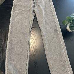 Levi 501 Grey Washed Pants