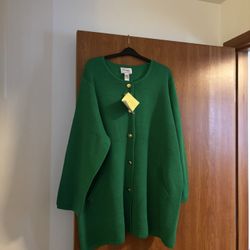 Linea By Louis Dell’Olio  Long Sleeve Cardigan Sweater 3XL