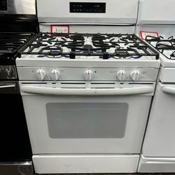Frigidaire 30in gas stove 5 Burners In white