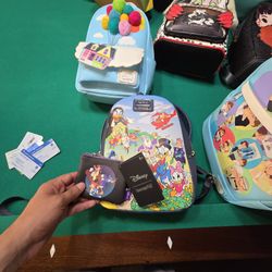 Loungefly Disney Ducktails Backpack With Wallet