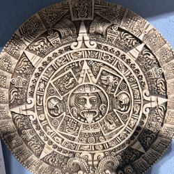 Aztec Calendar Home Decor, Rare
