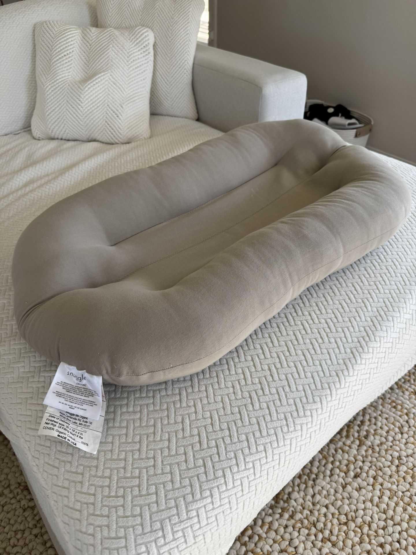 Snuggle Me Organic - Infant Lounger