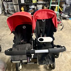 Bugaboo Donkey  Double   Stroller  and  Accessories 