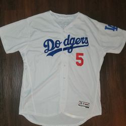 Men's Majestic Corey Seager White Los Angeles Dodgers Official Cool Base Player Jersey