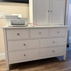 Pottery Barn White Dresser 