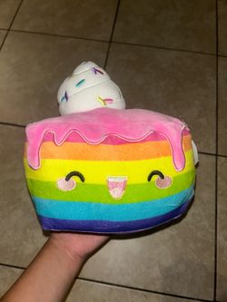 Claire’s Dessa Rainbow Cake Squishmallow Plush