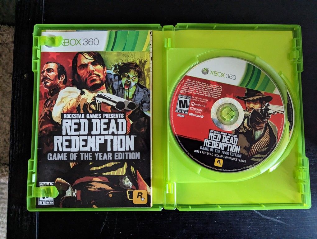 Red Dead Redemption Game of Year (Xbox 360)