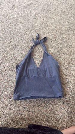 Small blue halter top from hollister