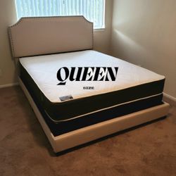 NEW Queen MATTRESS and BOX SPRING. Bed frame not included👍