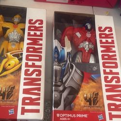 Transformers Bumblebee And Optimus Prime