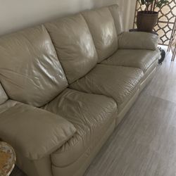 Natuzzi Leather Sofa