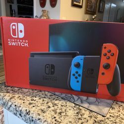 Nintendo Switch Console with game