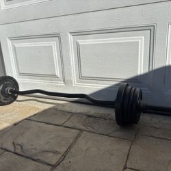 EZ Curling Bar Weights 