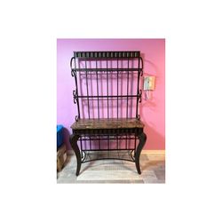  Marble Top Bakers Rack - LIKE NEW