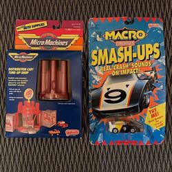 Micro Machines Shop(1989) and Macro Machines Smash Ups (1990)