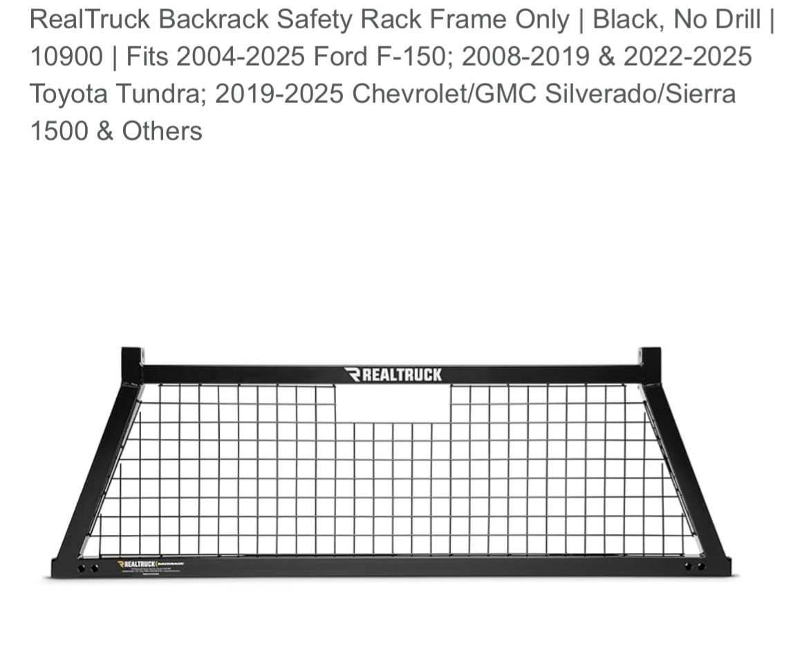RealTruck Backrack Safety Rack