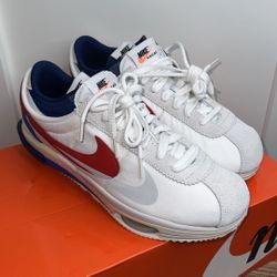 Collab‼️ Sacai x Nike Zoom Cortez SP, New, w/ Box, Blue + White + University Red, Size 12 