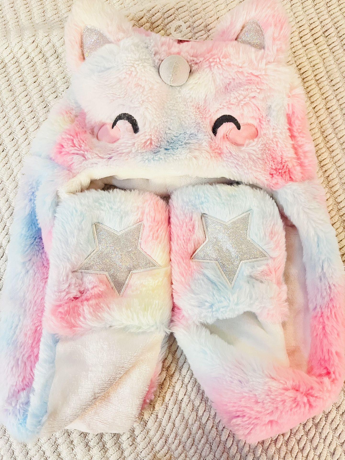New Hooded Unicorn Fluffy Scarf - Great Christmas Gift