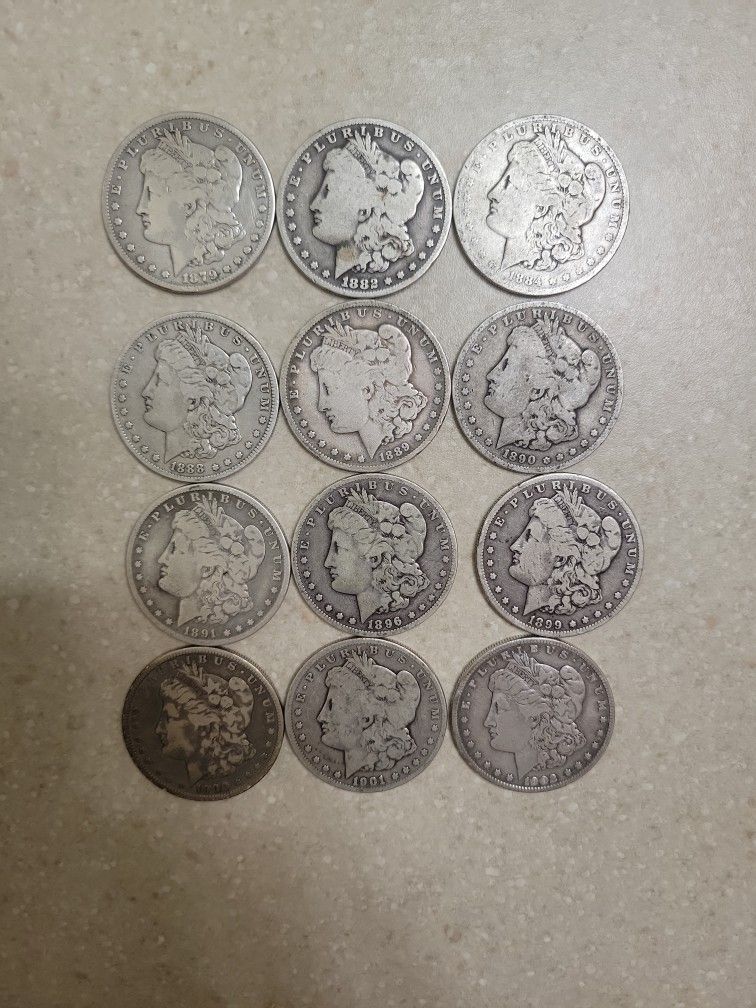 Assorted Morgan Silver Dollars. New Orleans Mint. $38 Each