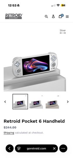 Retroid pocket 6 12gb silver