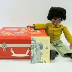 Vintage 1973 "Lester" Ventriloquist Doll in Suitcase