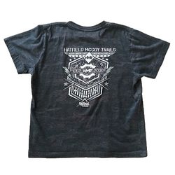Hatfield McCoy Trails Gray Camo short sleeve T shirt size medium boys 