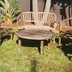Outdoor Teak Patio Set
