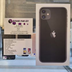 New Unlocked Black iPhone 11 128gb