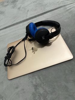 sennheiser headphones and macbook retina 12”