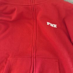 PINK VS Red Hoodie (Brand New)