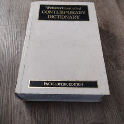 Webster Illustrated Contemporary Dictionary For Sale 