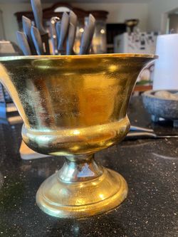Golden heavy Ice bucket