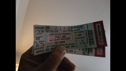 concert tickets steely dan and doobie brothers