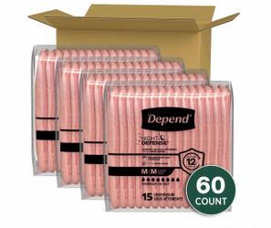 Depends Night Defense Woman size Medium