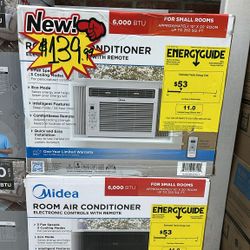 MIDEA window AC 6000BTU