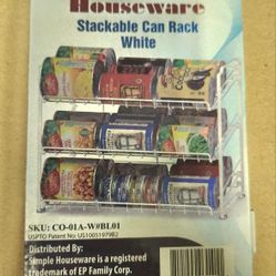 Stackable Can Rack NEW!! NEVER OPENED 