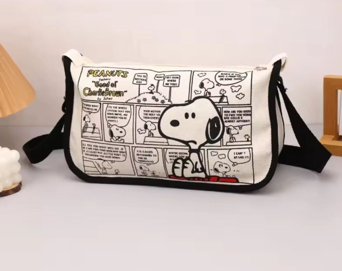 Snoopy Canvas Shoulder Bag