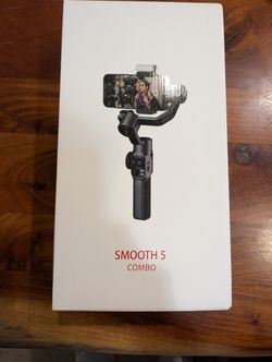 Zhiyun Smooth 5 Combo 3-Axis Smartphone Gimbal, Case, Tripod, Fill Light