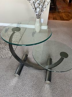 Modern Glass Side Table