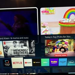 Samsung 65” Smart Tv With Remote Control 