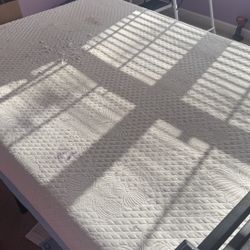 Full Sized Memory Foam Mattress With Frame