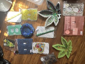 Resin Keychains First Letter, Pens, Ashtrays Ect. 