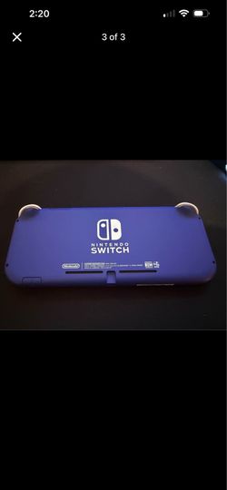Nintendo switch lite blue