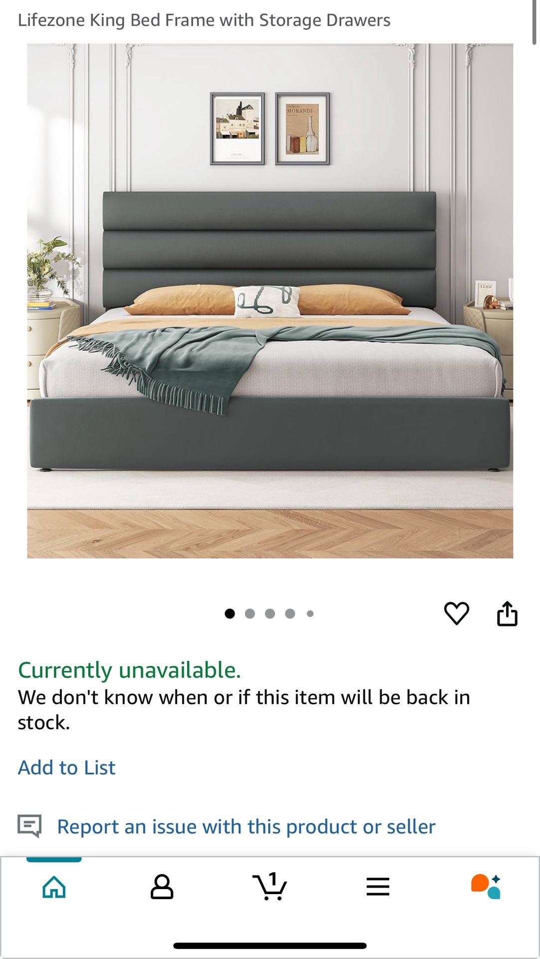King bed Frame