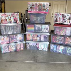 MASSIVE BLOWOUT SALE !! OVER 100 BRAND NEW MONSTER & RAINBOW & LOL OMG DOLLS PLUS MORE GREAT DEAL  !!! 