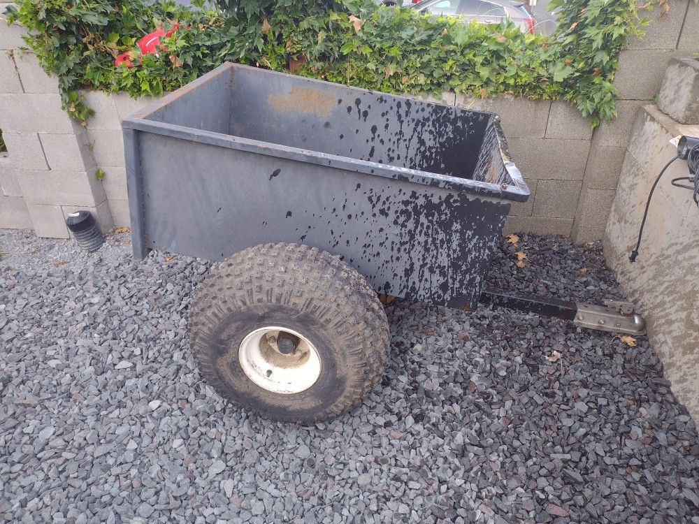 Garden tractor dump trailer Heavy Duty