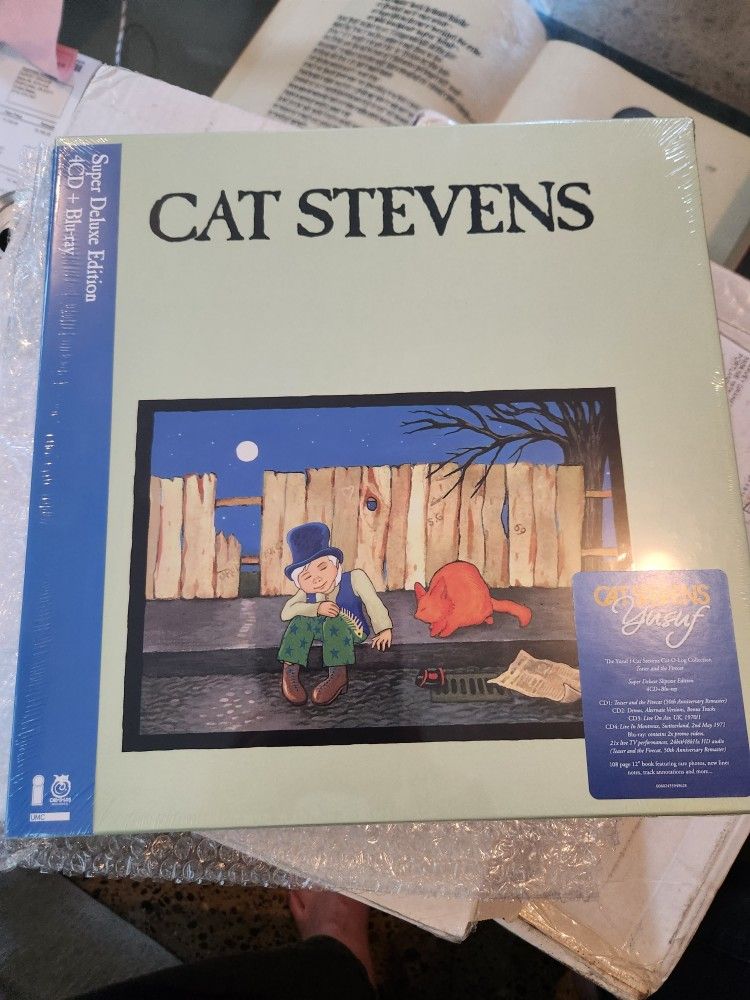 Cat Stevens Teaser And The Firecat 4Cd 1 Bluray Super Deluxe Edition w 108 Pg Book