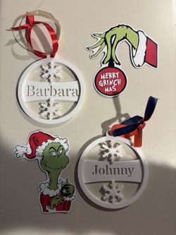 Custom 3d Printed Ornaments